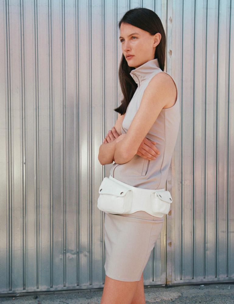 Gabriel for sach (7컬러) 가브리엘 포 삭 레더 포켓 벨트백 Laszlo leather belt bag