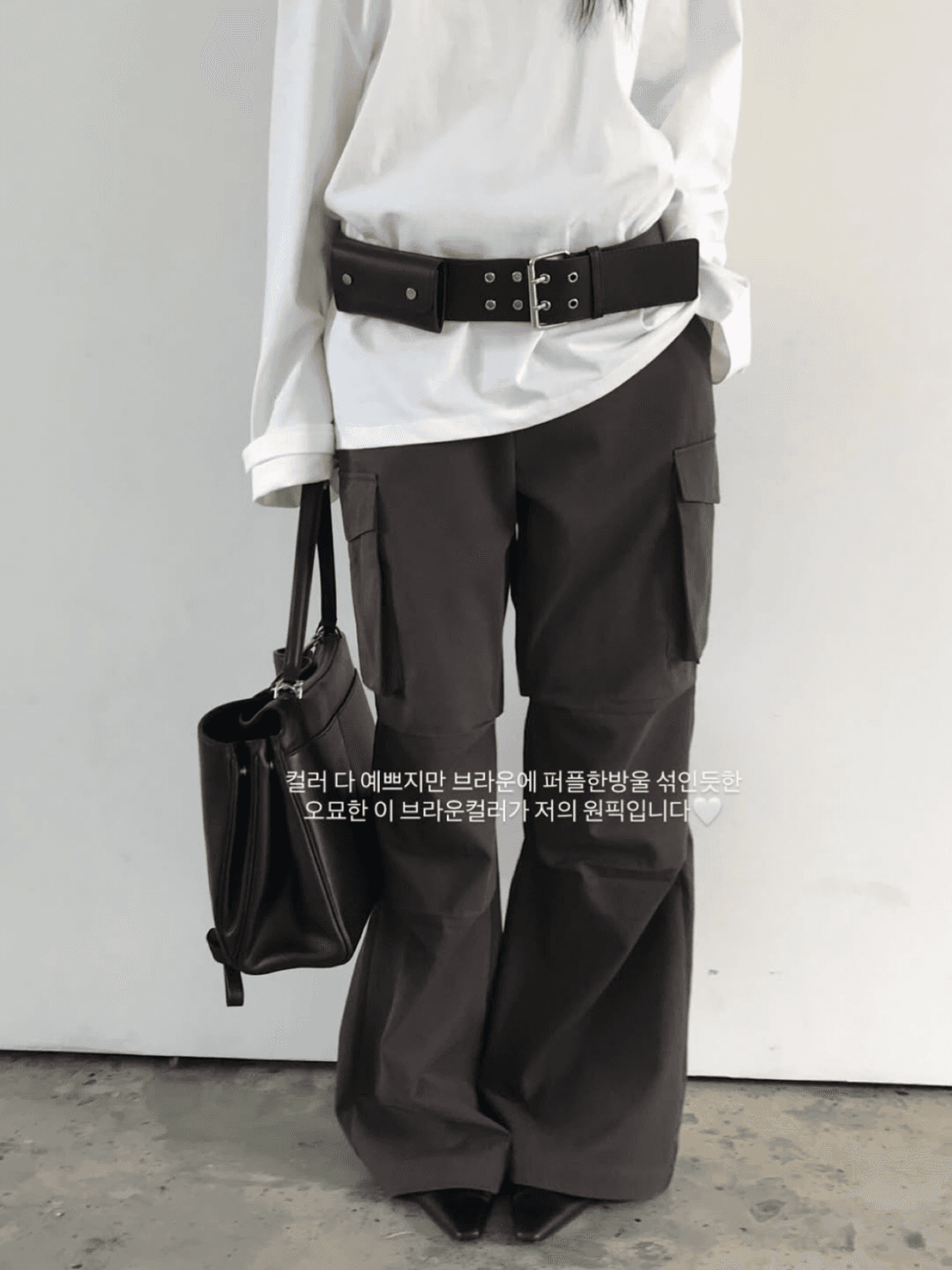 cargo bootscut pants (3color)📌High quality