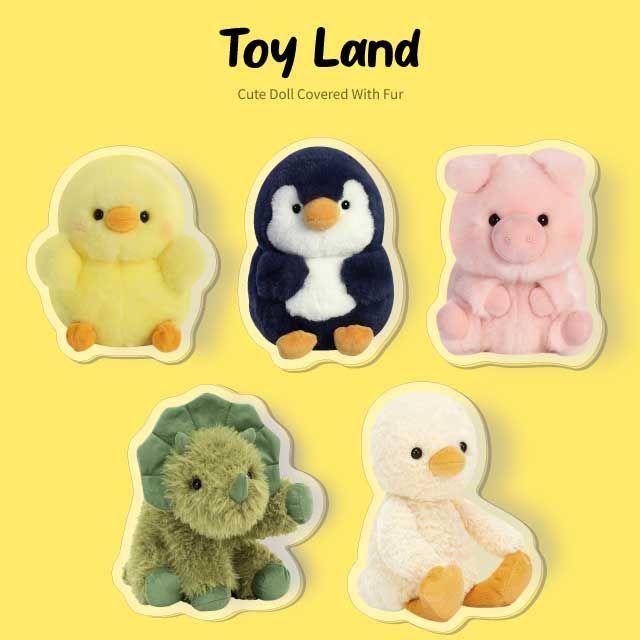 🔥2+1🔥 오리 공룡 펭귄 돼지 병아리 인형 그립톡💛 우정템 커플템 귀여운 스마트톡 인형 아크릴톡 투명그립톡 레진그립톡 폰케이스 곰돌이 그립톡