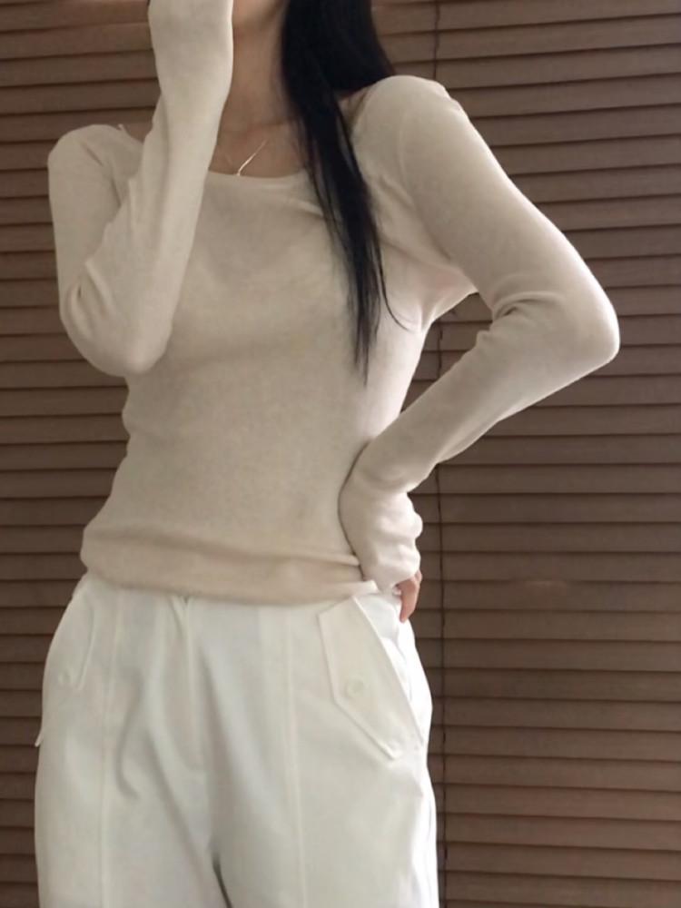 포리 여리 투웨이 니트 [오트밀]