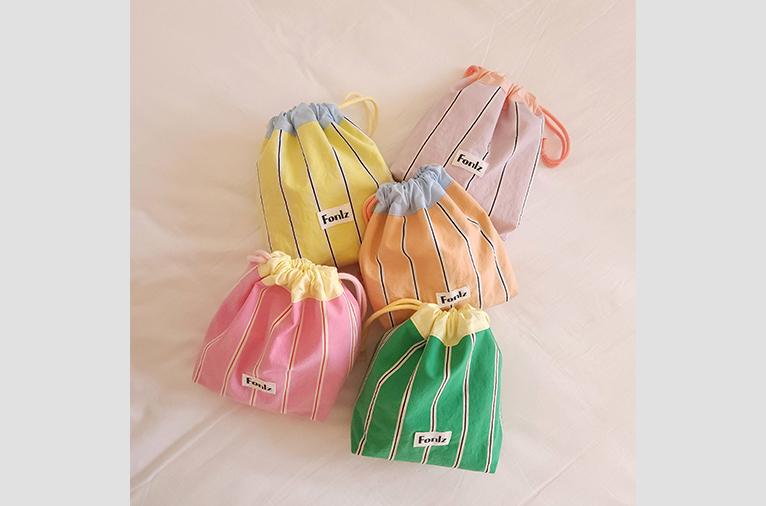 [Fonlz] color line pouch(컬러라인 파우치)