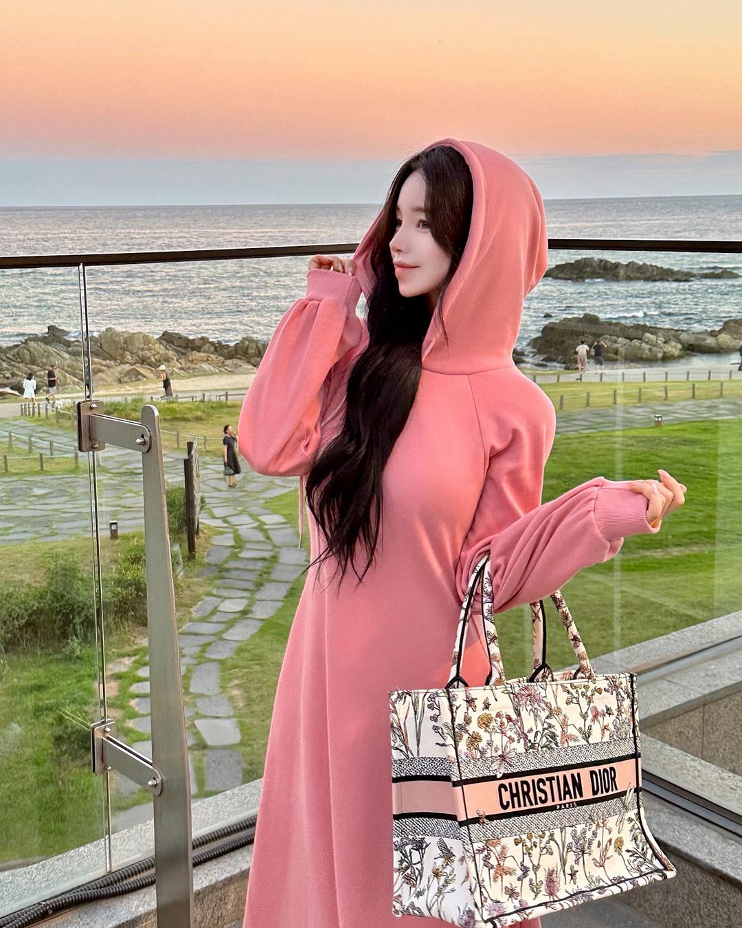 [자체제작] 메이윤 플레어 롱 후드원피스