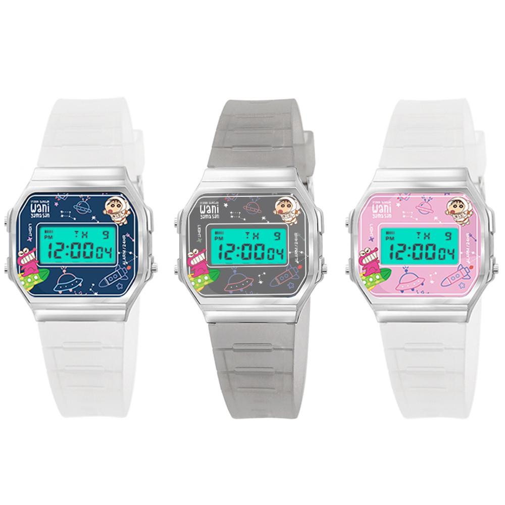 짱구는못말려 짱구 굿즈 워니 신짱구 캐릭터 남여공용손목시계 비틀블루