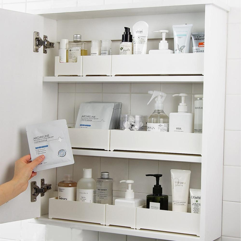 정리중독 화장실 정리함 화장대 욕실 주방 씽크대 서랍 칸막이 팬트리 수납함 소형