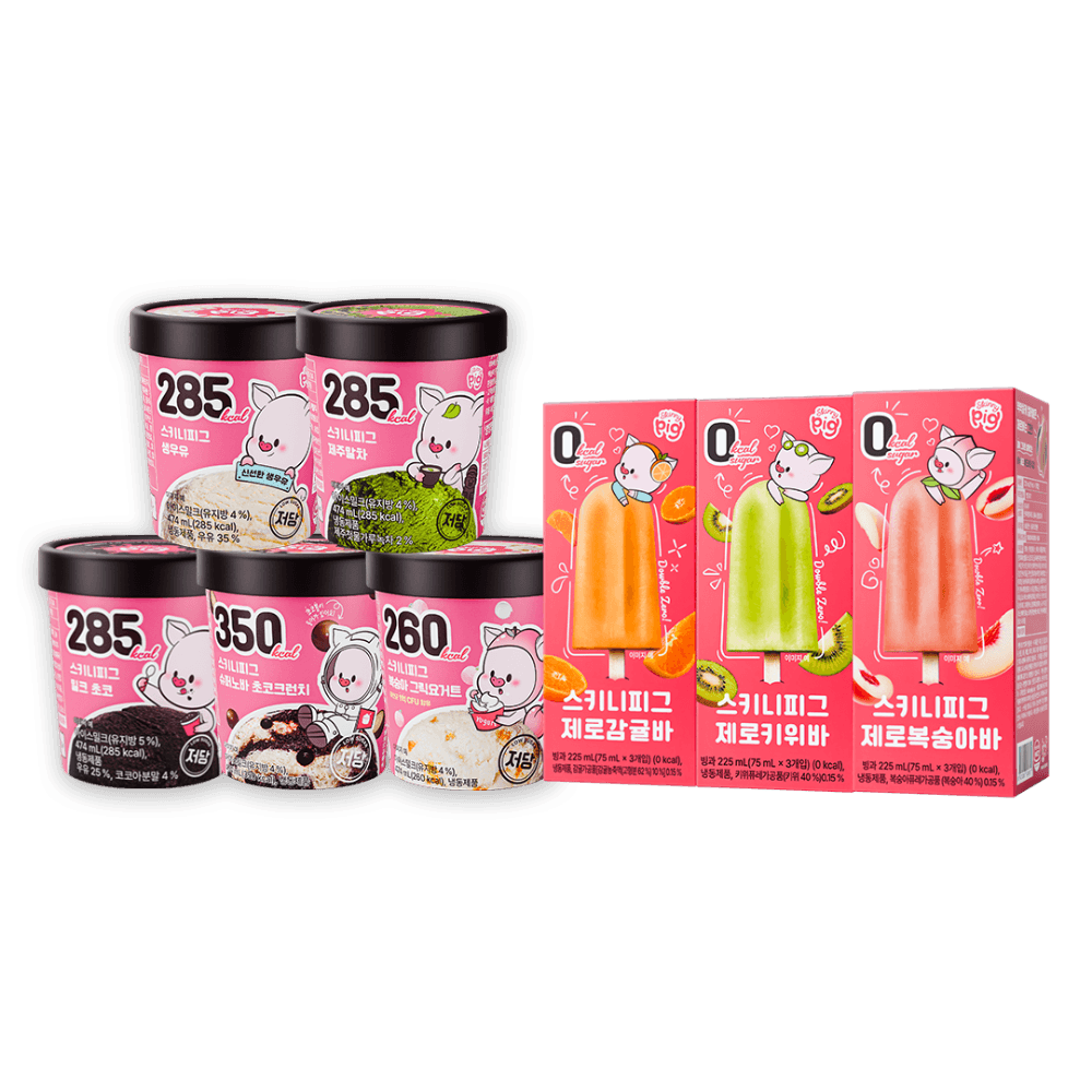 스키니피그 웰컴세트 (파인트 5종 + 바 3종)