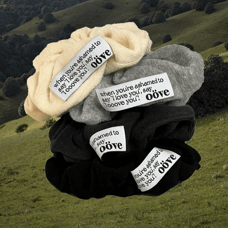 [re-order 5%] oove terry scrunchie (4colors)