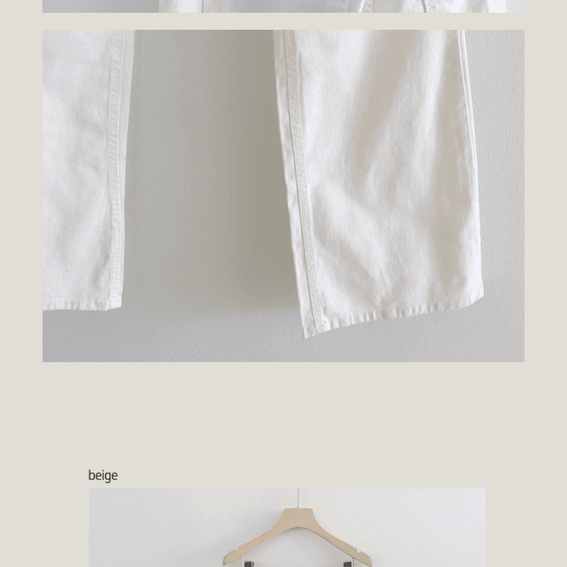 데일리마켓 bootcut cotton pants/ 3color