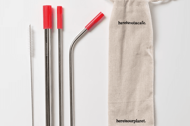 아워 스테인레스 빨대 세트 3종