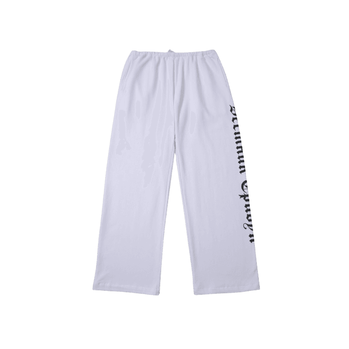 이지 SP-01 프린티드 팬츠 화이트