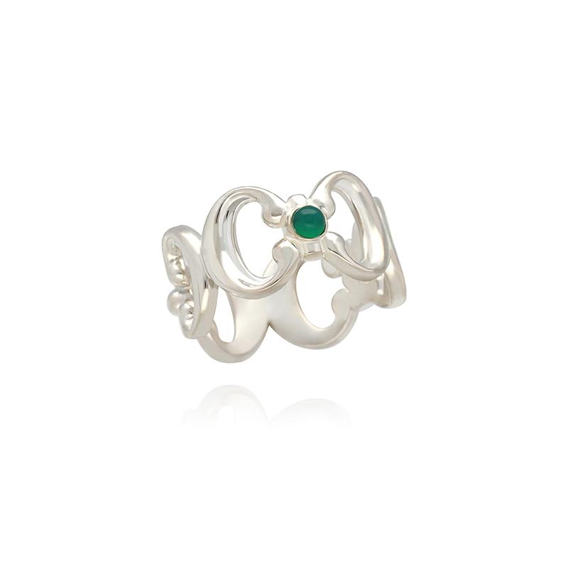 GREEN ONYX RING