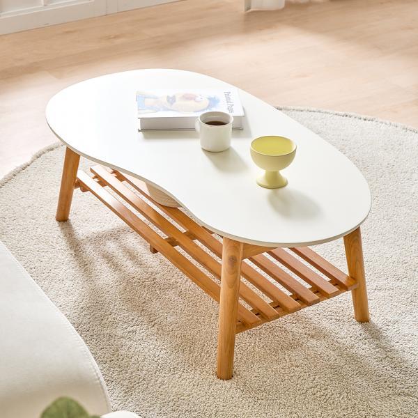 헤르 접이식 소파 원목 테이블 900