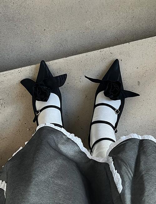 moire corsage strap pumps / 5.11 3pm open!