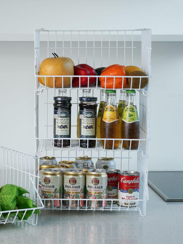 메탈텍스 이태리 베르니나 다용도 적재형 바스켓 1P