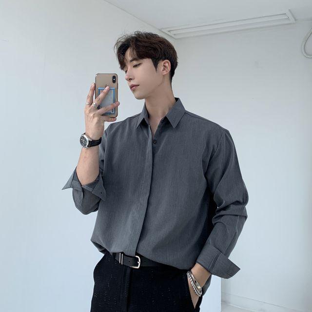 [당일출고] 모던한 봄 여름 가을 겨울 와이 셔츠 (3color)