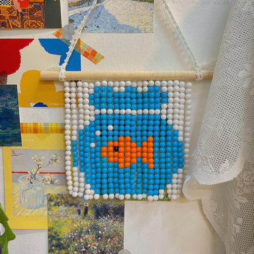🐠🌊물고기 어항 비즈발 키트 DIY 완제품