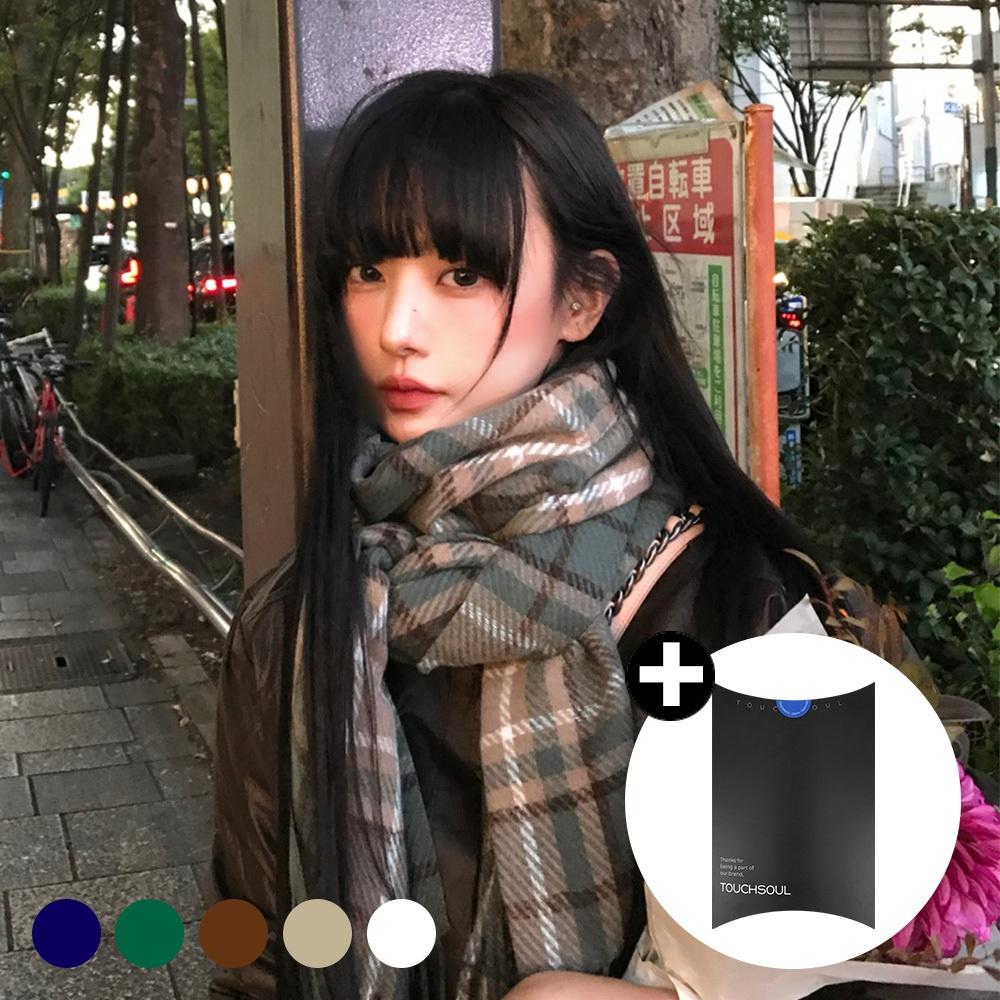 [29CM 단독 컬러/패키지 무료 증정] 터치풀 체크 롱 머플러 - 5 Colors