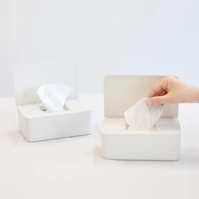 주앤지 다용도 화이트 물티슈 밀폐 보관 케이스 소형