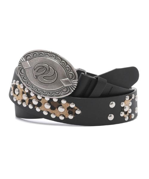 Signature Leopard Belt_[Black]