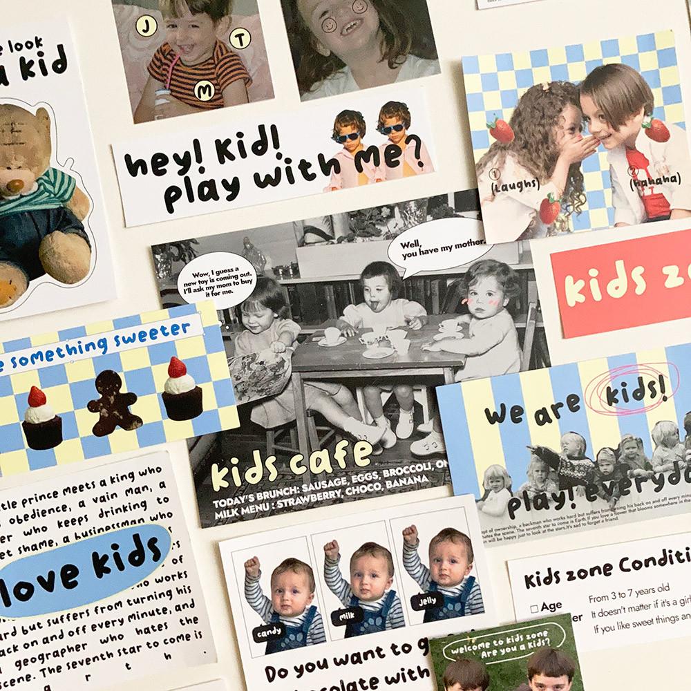 [오블러뮤] 키즈존 스티커팩