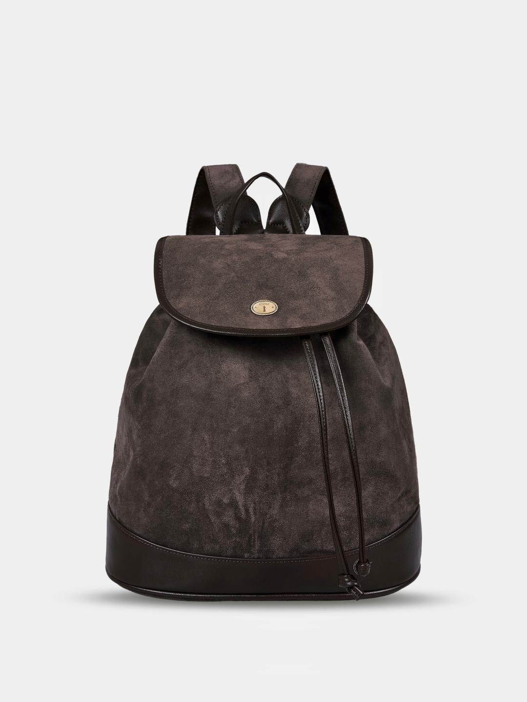 (new 10% off, 11/10 순차 출고) olivet our love suede back pack (dark brown)