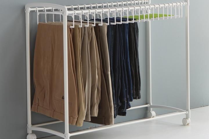 유니크 이동형 바지걸이행거 20P