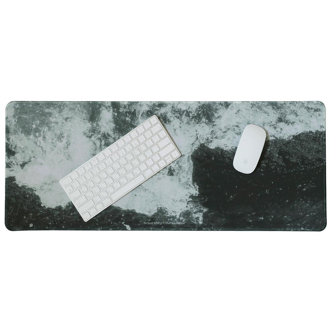breaking black deskmat