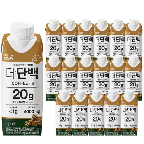 더단백 드링크 커피 A 드링크믹스 RTD, 250ml, 18개 - 드링크믹스 | 쿠팡
