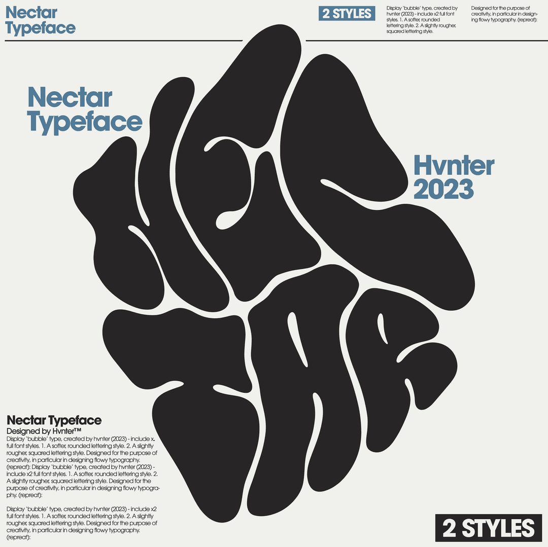 Nectar Typeface — hvnter.net