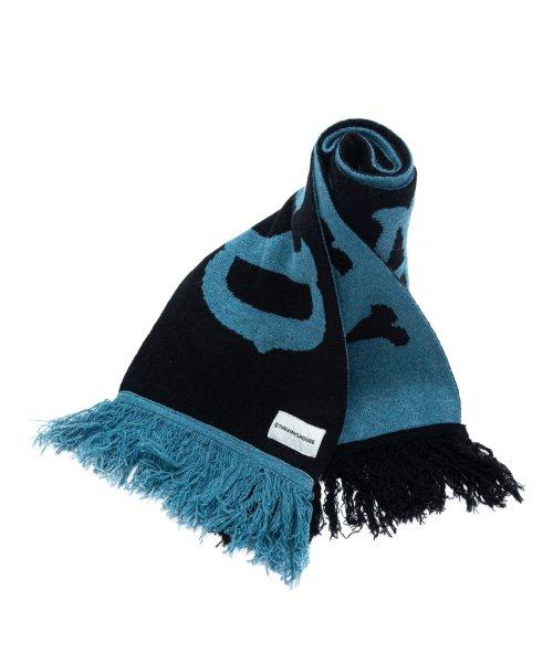 JACQUARD SCARF BLACK