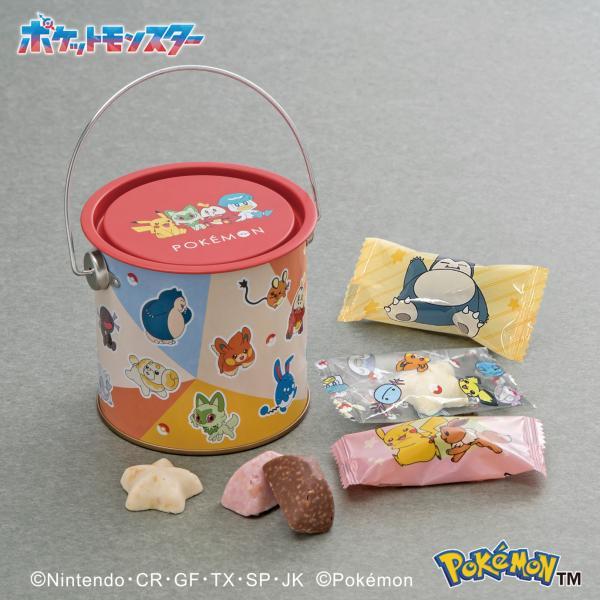 【1/5〜予約販売開始】バレンタイン チョコ 2024 松風屋 贈り物 ギフト プレゼント ピカチュウ スイーツミニバーレル缶(ポケモン) <472442>PV-5