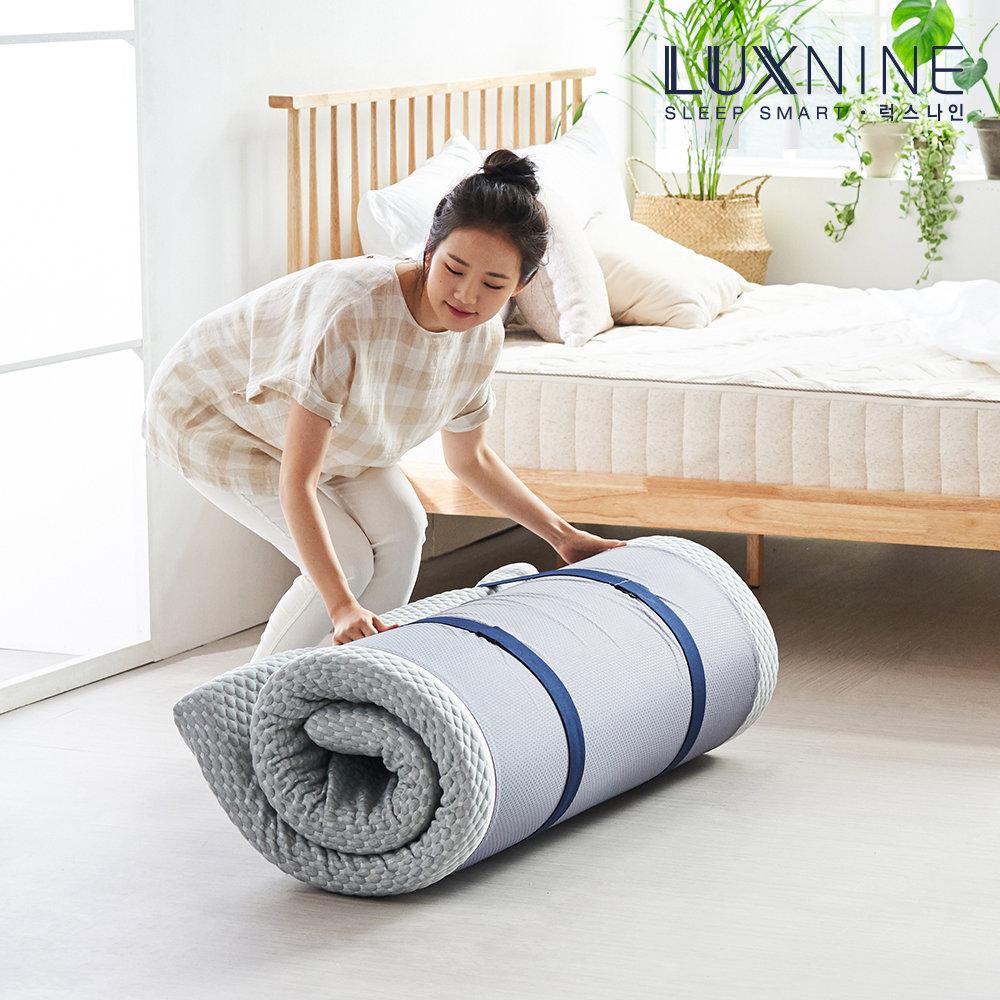 [72시간찬스]메모리폼 롤링 토퍼 매트리스