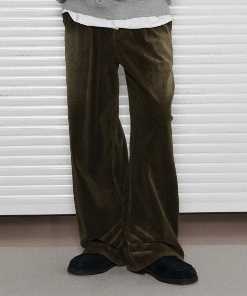 워시드 코듀로이 팬츠 [KHAKI]