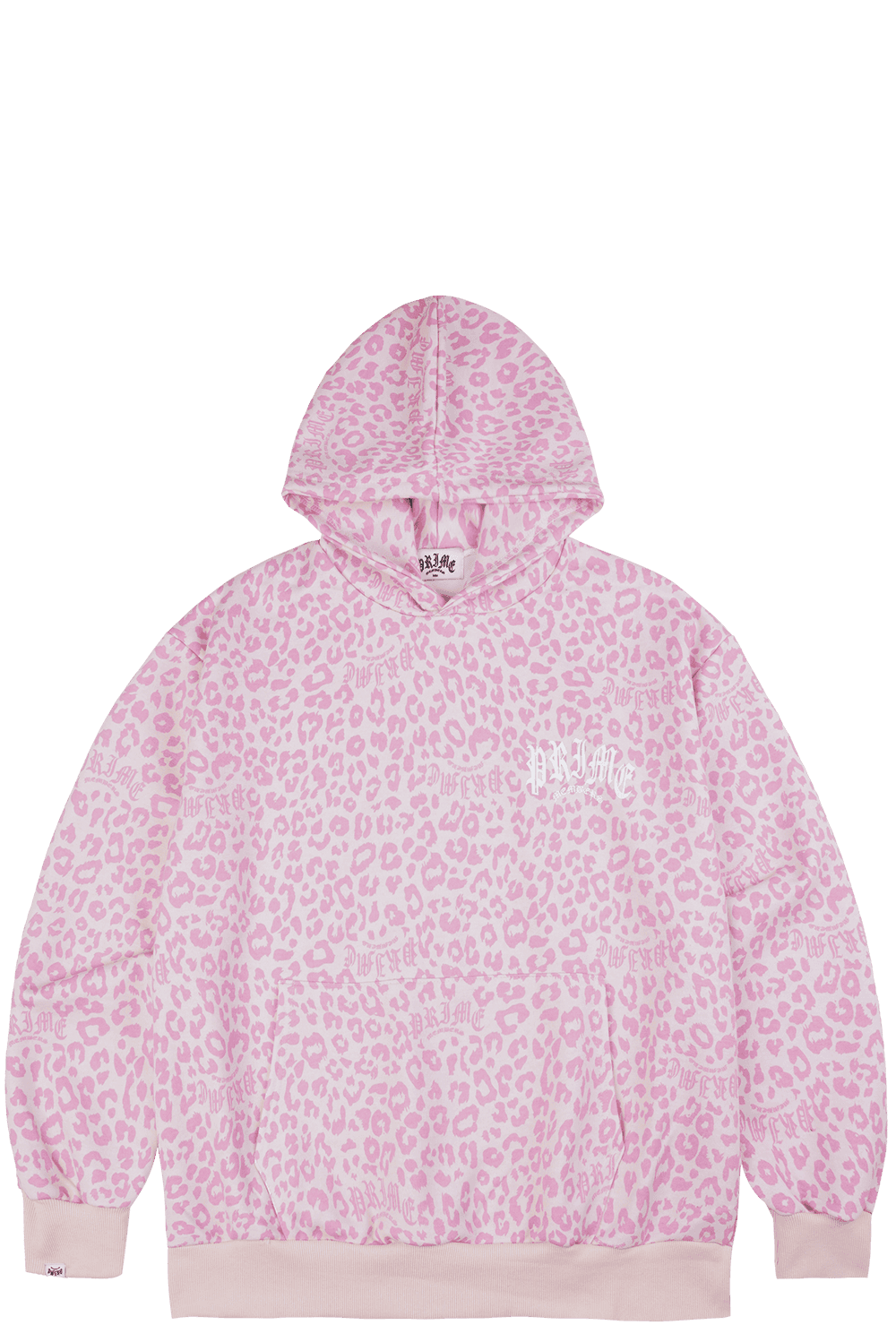 Leopard Hoodie Pink