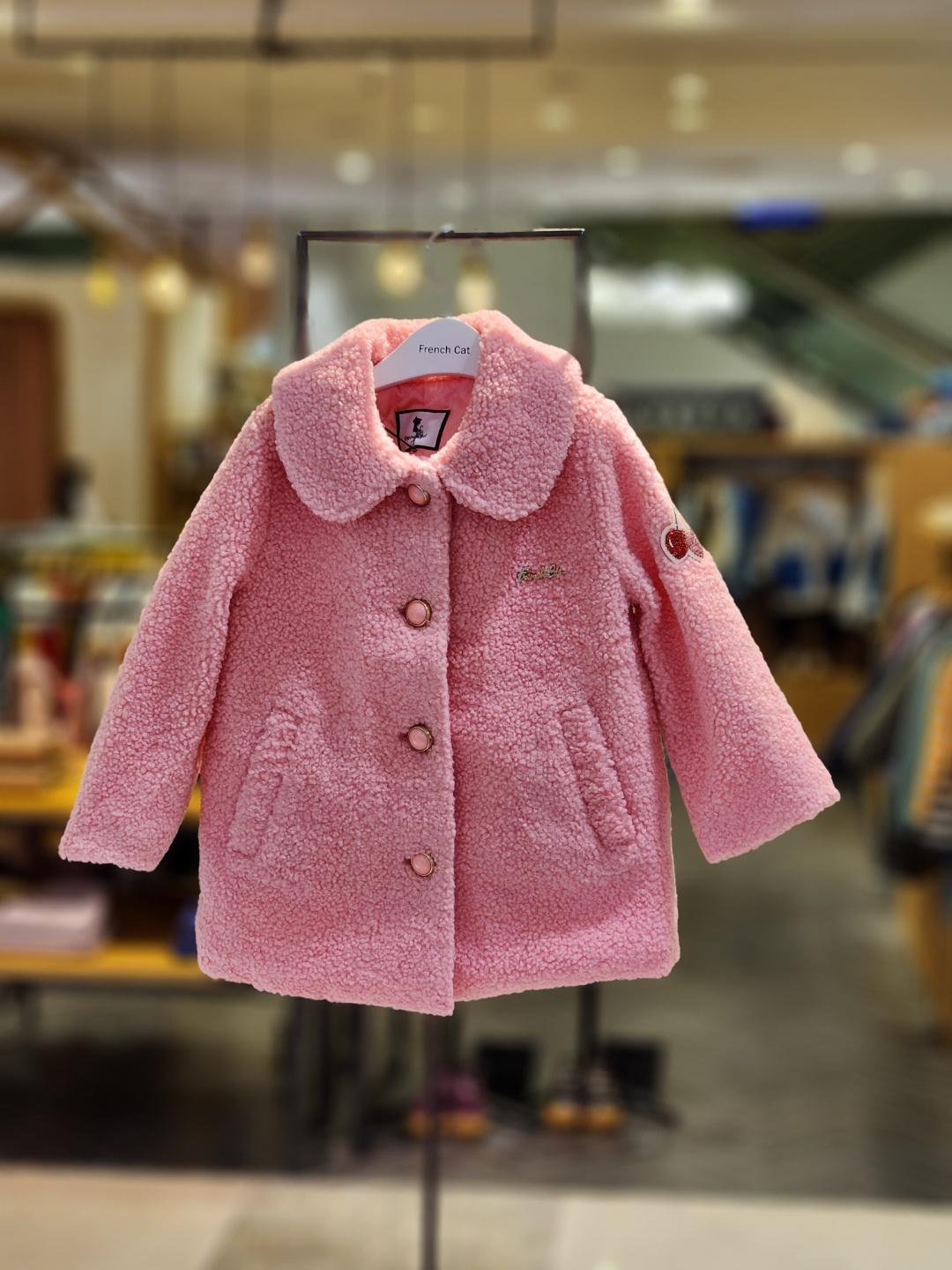 [프랜치캣]핑크 뽀글이 JK(Q15DKK060)