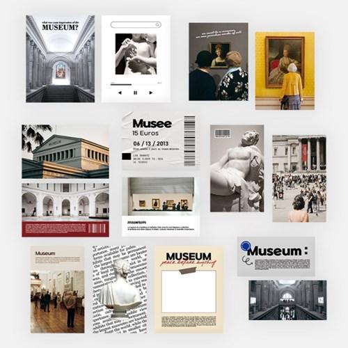 유럽 뮤지엄 스티커팩