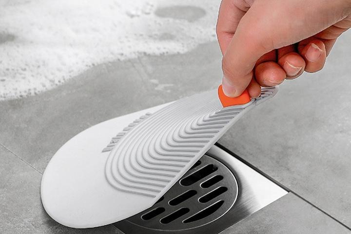 1+1 착붙 냄새차단 손잡이 하수구덮개 싱크대/배수구 6colors