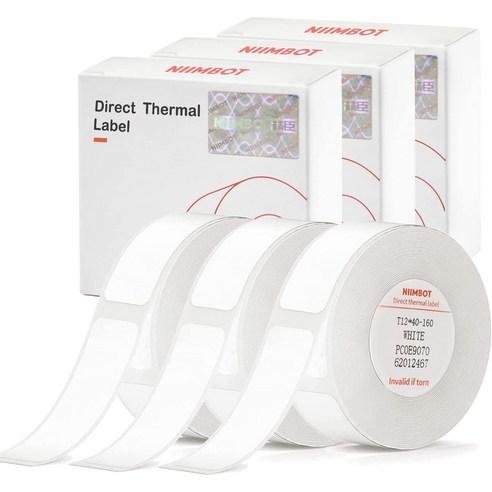 NIIMBOT D11&D110&D101 전용 님봇라벨지(화이트 3세트) - 라벨스티커 | 쿠팡