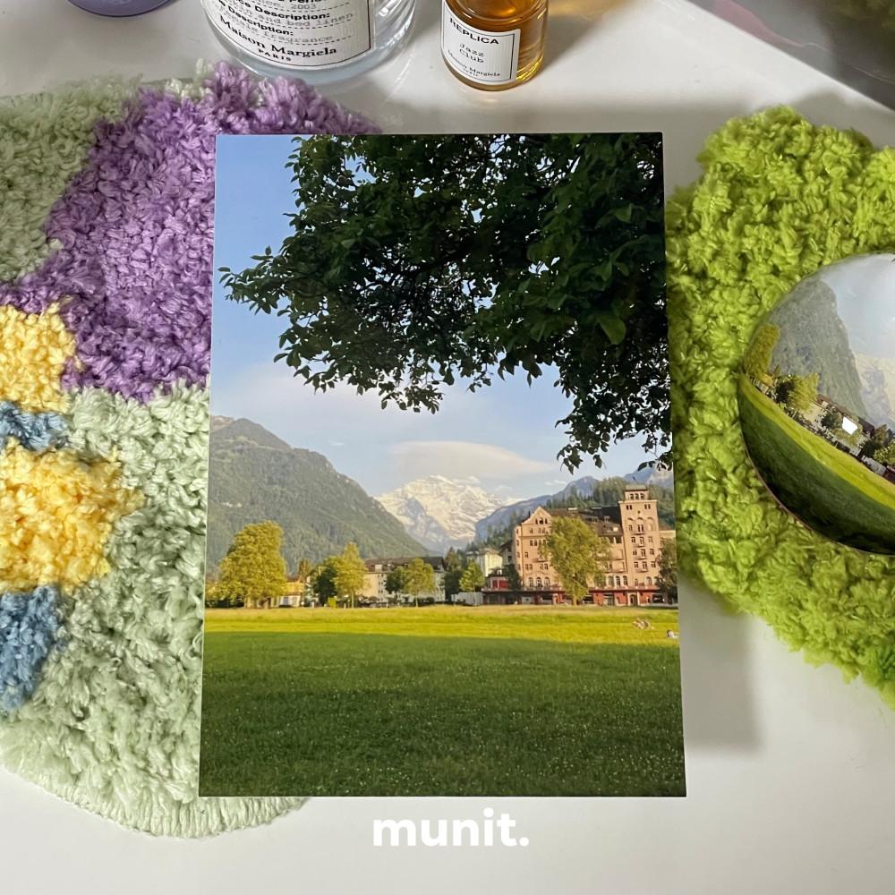 [무닛 munit] 유럽 스위스 엽서 세트 6장