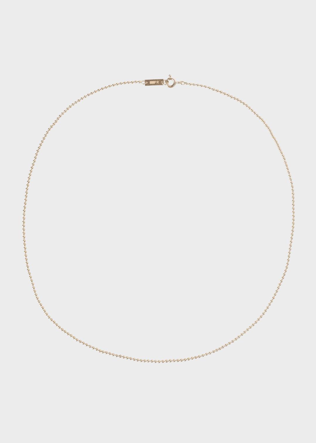 [2nd Pre order]Classic Ball Chain Necklace 14K Yellow Gold