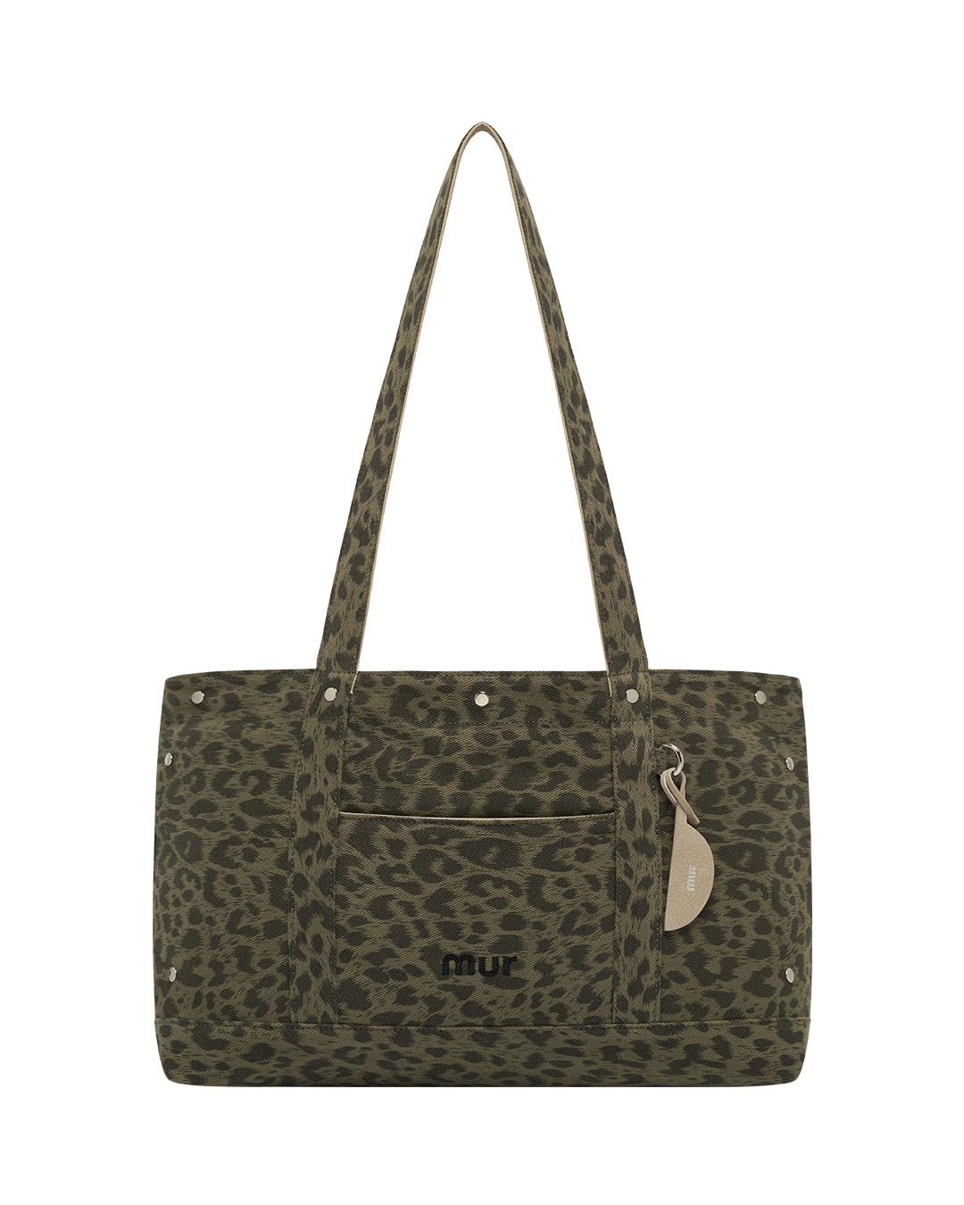 Reversible Polar bag-리버시블 폴라백 / Leopard Khaki, Suede Beige