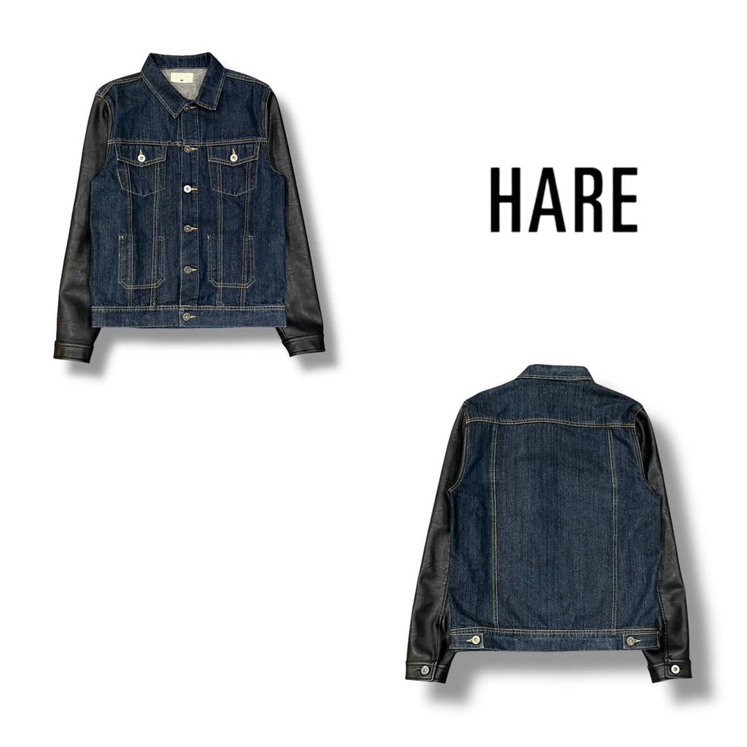 하레 레더 데님 트러커자켓 y12474 | 후루츠패밀리