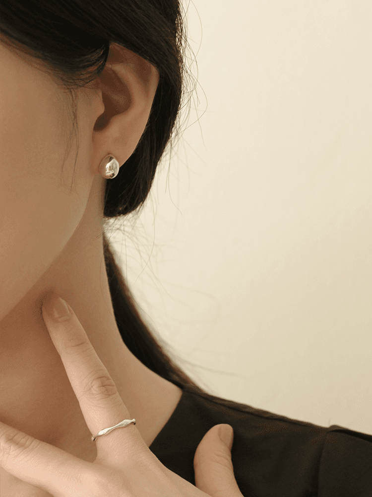 [92.5 silver] Pure earring