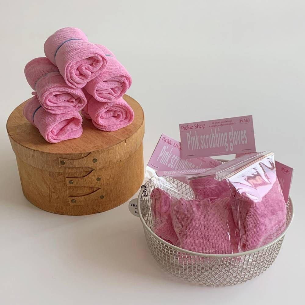 피클샵 X 정준산업 때밀이 핑크 장갑형