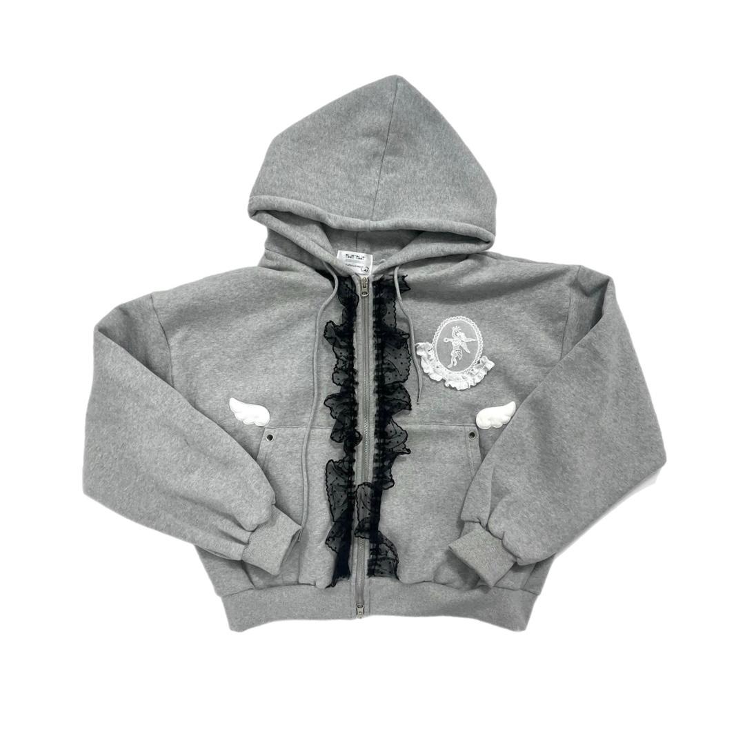 Wings Hooded Zip-up