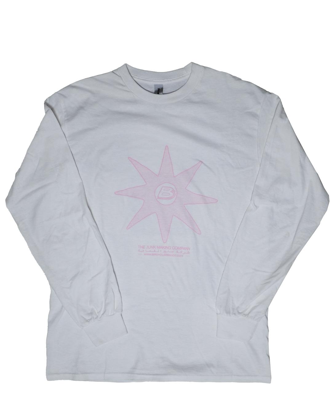 Pink B-logo Long Sleeve T-shirt
