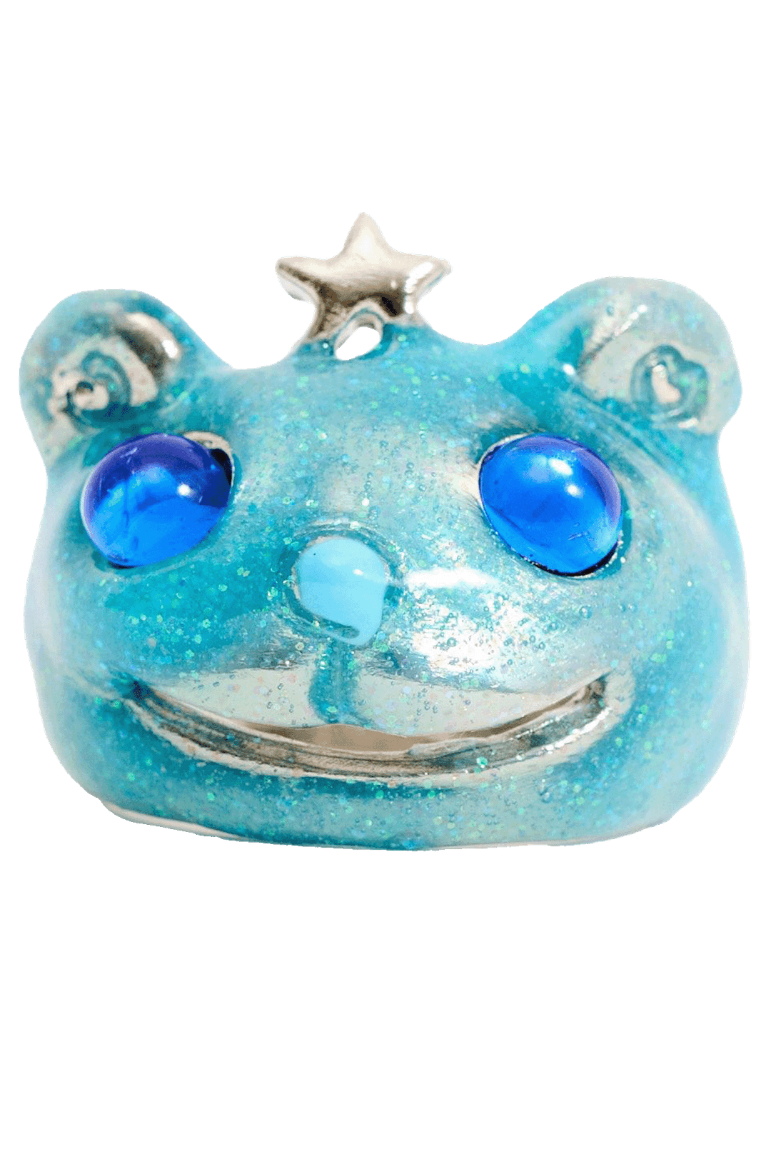 GLITTER SKY PRINCESS BEAR RING - 8