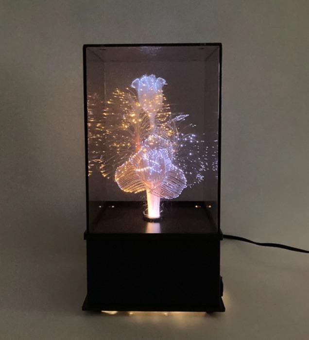 [JAPAN]80s 광섬유 flower light lamp.