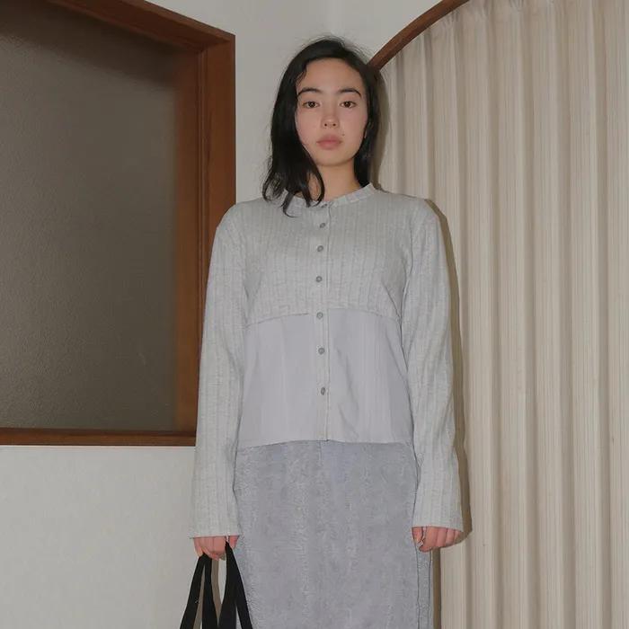 HALF BLOUSE HALF CARDIGAN MOON