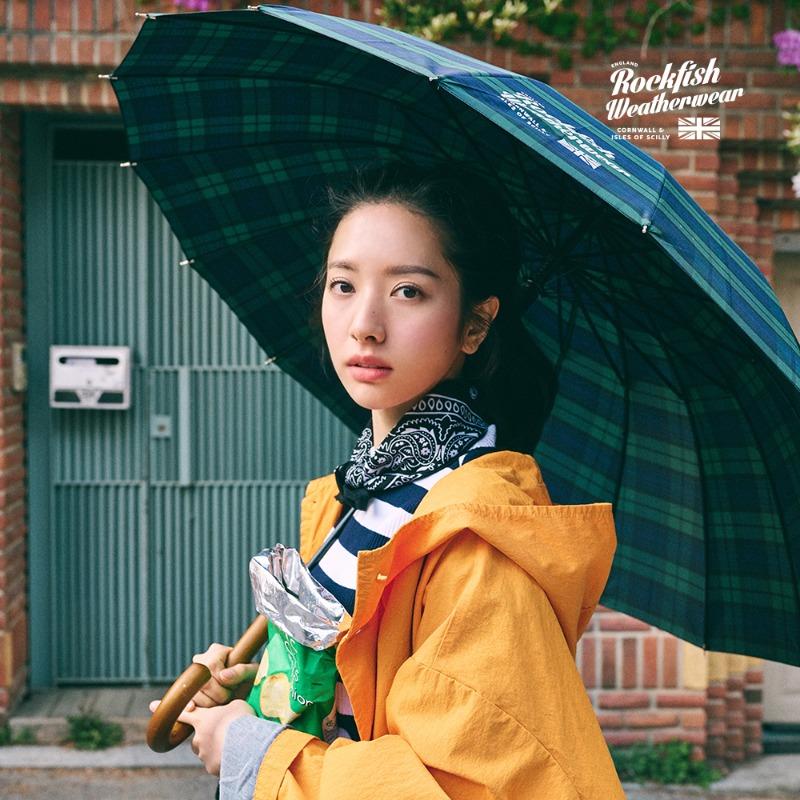 [보나착용][락피쉬웨더웨어] 체크 장우산 16K - 2color
