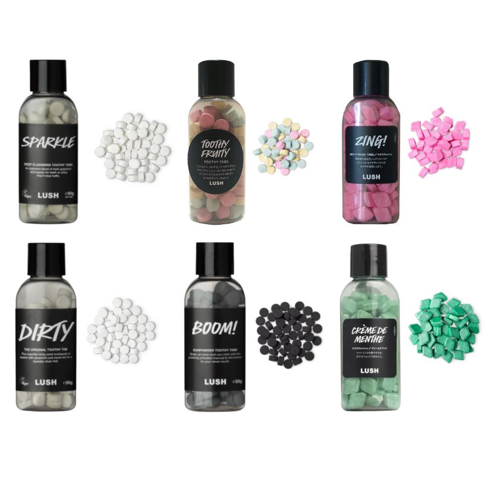 일본 러쉬 LUSH 고체치약 50g 6종